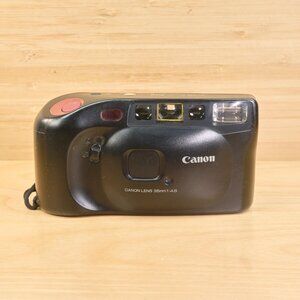 Vintage Canon Sure Shot Joy Date 35mm Film Point and Shot Camera
